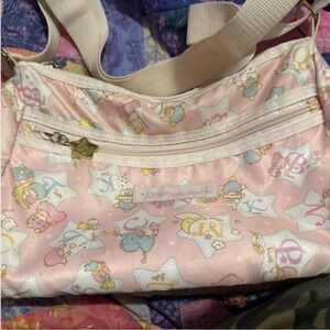 2012 Japan Sanrio Little Twin Stars Pink crossbody Bag